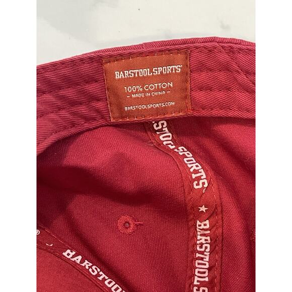 Barstool Sports Girl Dad Red Snapback Baseball Cap Hat Daughter Baby Girl EUC - Picture 4 of 4